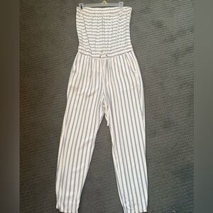 Striped Strapless Dress